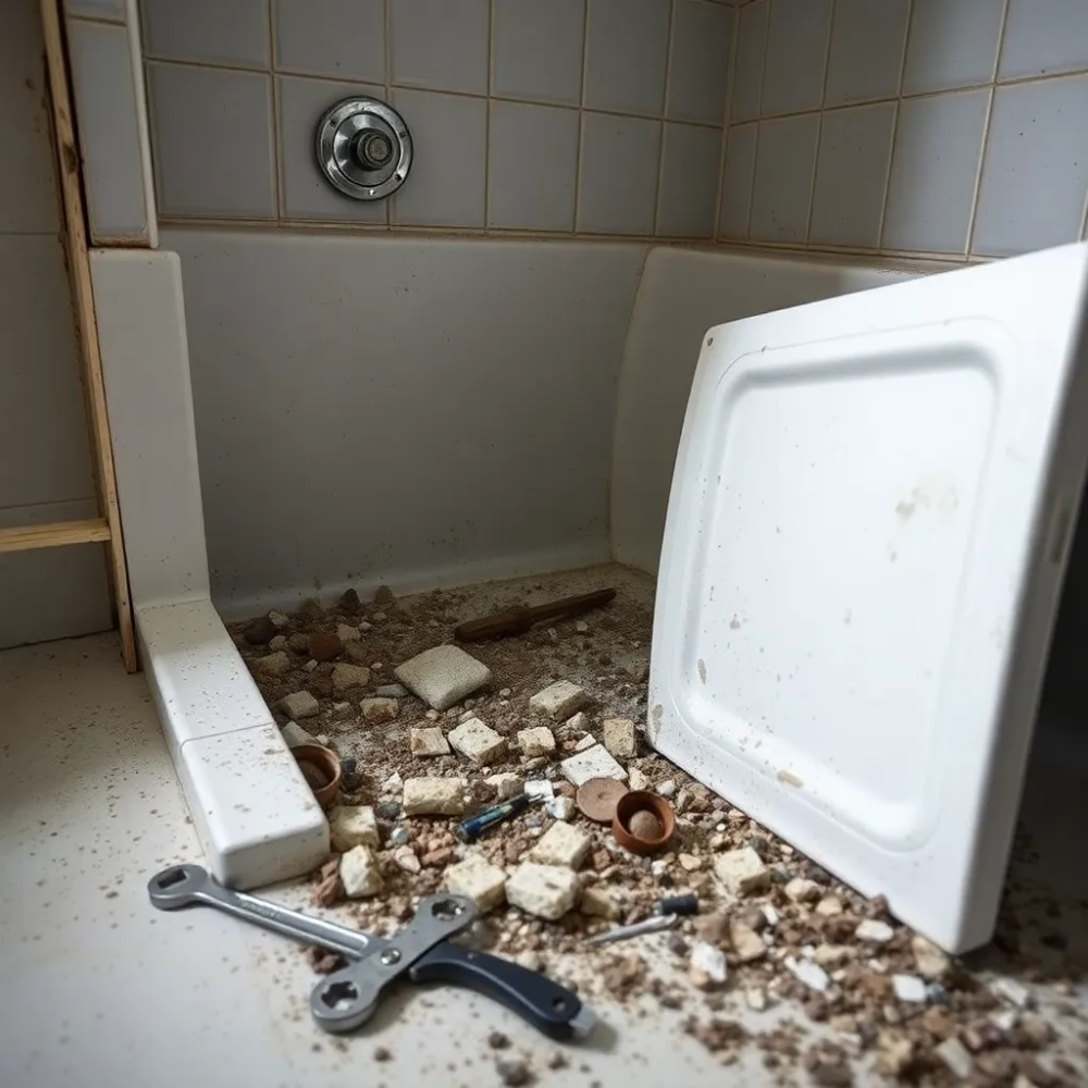 Demontaż kabiny prysznicowej z brodzikiem cena